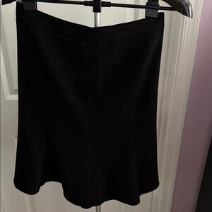 White House Black Market Classic Black A-Line Skirt